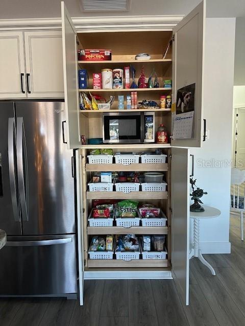 storage area featuring visible vents