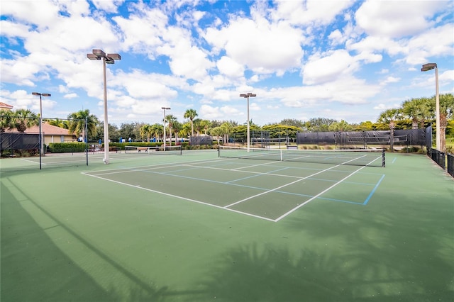 view of sport court