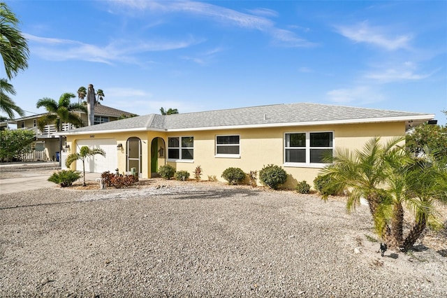 ranch-style house with a garage