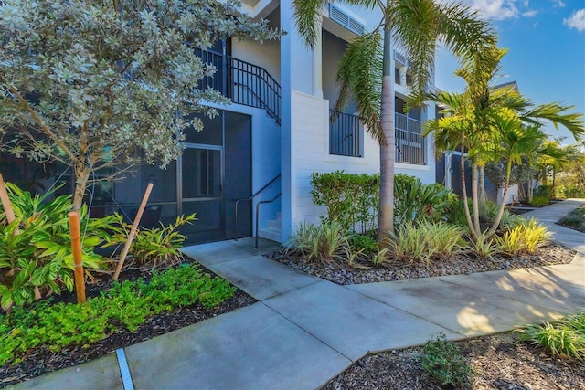 14070 Heritage Landing Blvd Unit 423, Punta Gorda, FL 33955 - doorway to property featuring a balcony