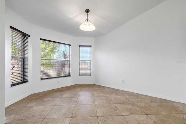 view of tiled empty room