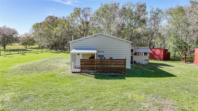 exterior space featuring an outdoor structure