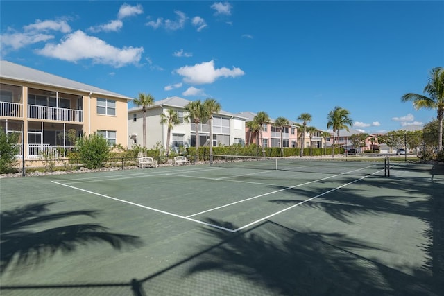 view of sport court