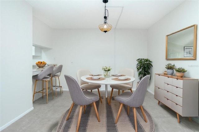 view of dining room