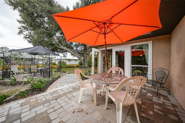 view of patio / terrace with french doors