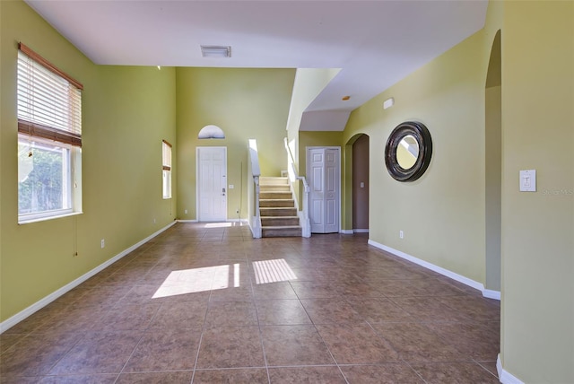 interior space featuring tile patterned floors