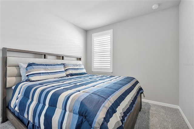 bedroom with carpet flooring