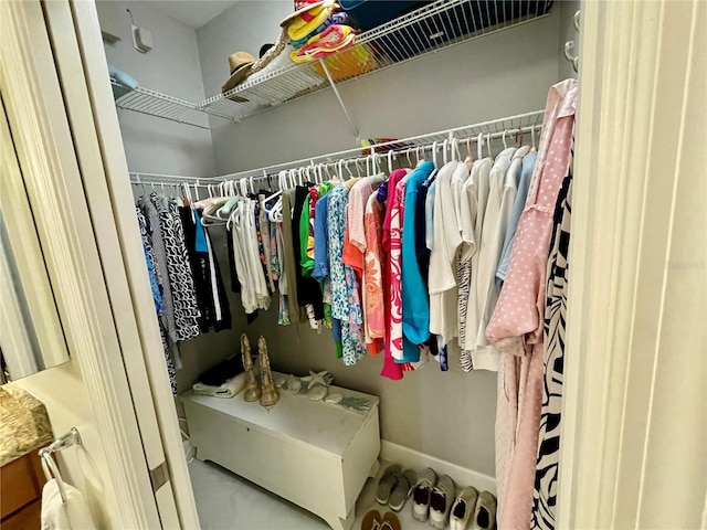 view of spacious closet