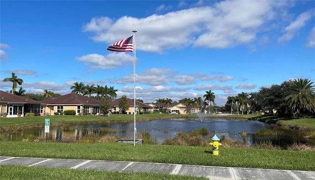 property view of water