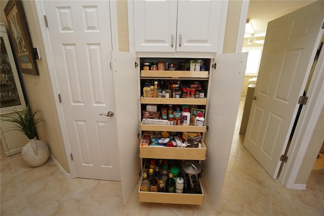 view of pantry