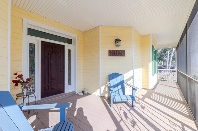 view of entrance to property