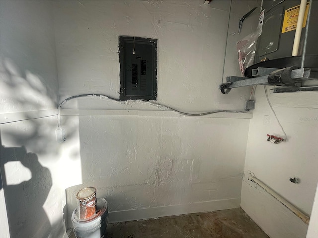 utility room with electric panel