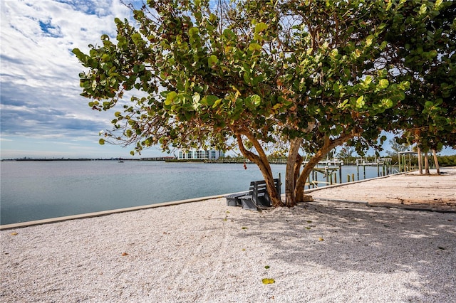 view of water feature