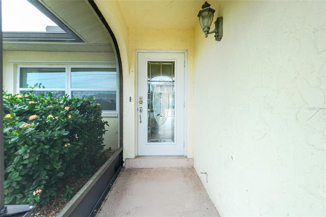 view of entrance to property