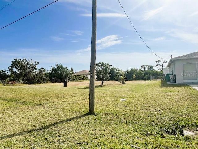 view of yard