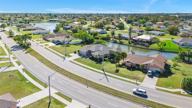 228 Nicholas Pkwy E, Cape Coral, FL 33990 - bird's eye view featuring a residential view and a water view