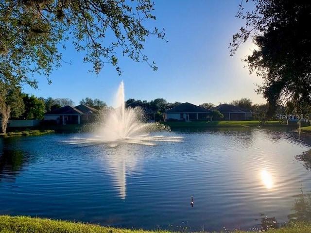 view of water feature