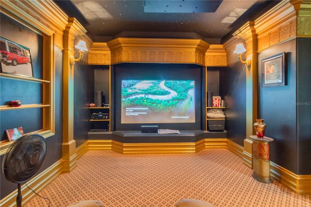 cinema featuring carpet