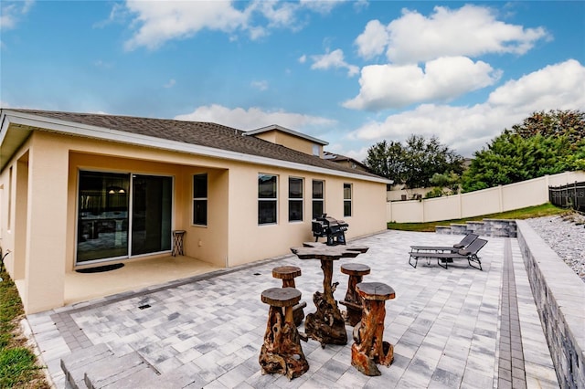 view of patio / terrace featuring area for grilling