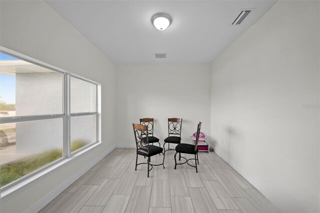 view of dining area