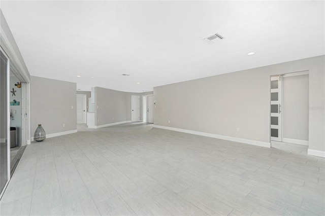 view of unfurnished living room