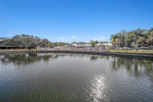 view of water feature