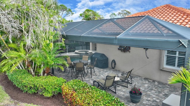 back of house featuring a patio