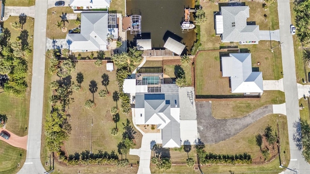 drone / aerial view featuring a residential view