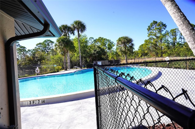 view of pool