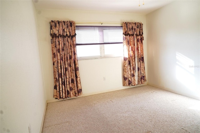 spare room featuring carpet floors