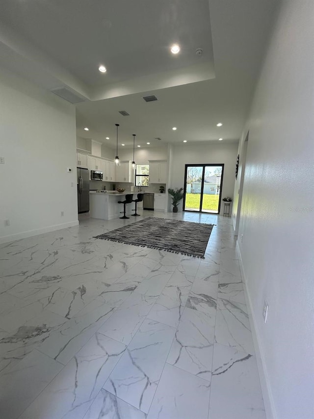 view of unfurnished living room