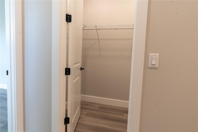 interior space featuring hardwood / wood-style floors