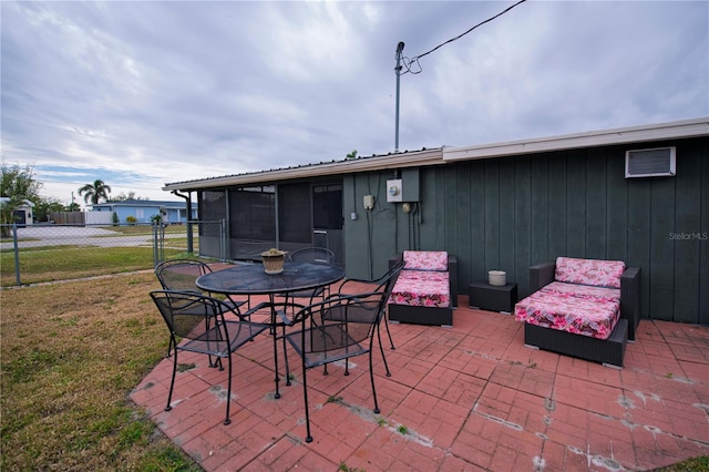 view of patio