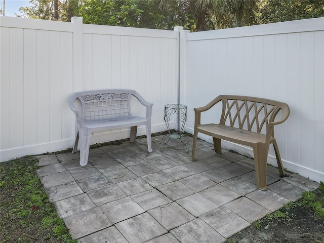 view of patio