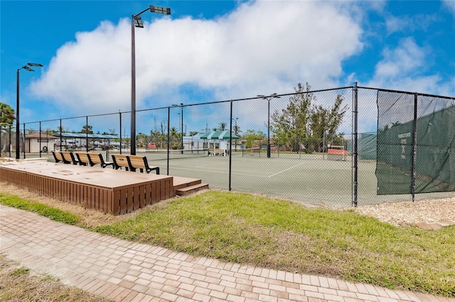 view of sport court