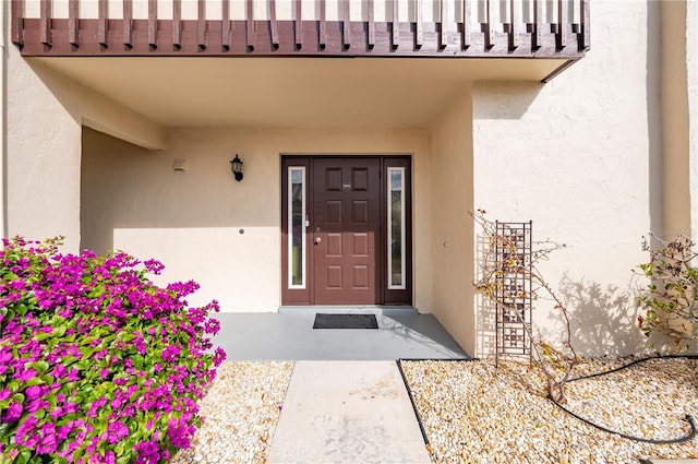 view of entrance to property