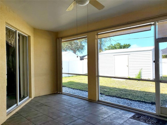 1057 Staley St, Port Charlotte, FL 33952 - interior space featuring a ceiling fan