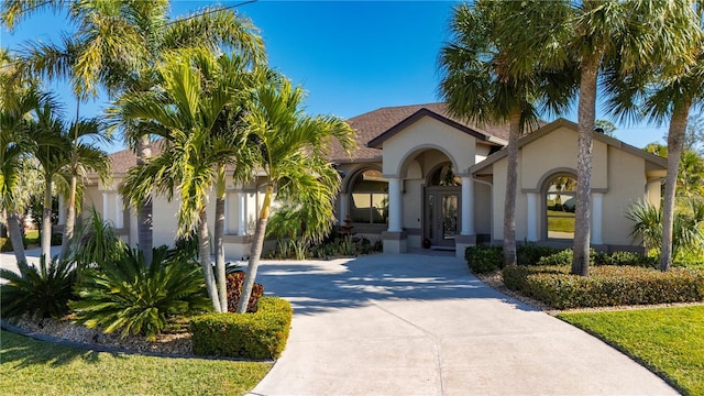 view of mediterranean / spanish house