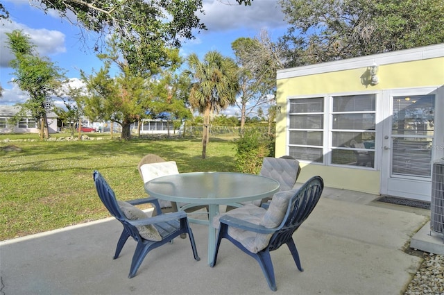 view of patio