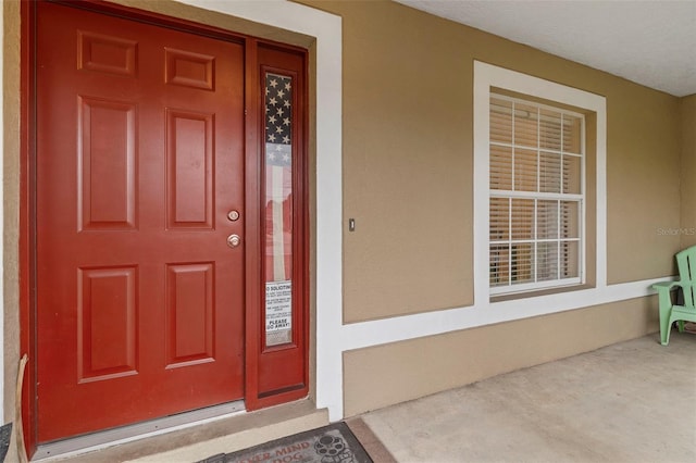 view of property entrance