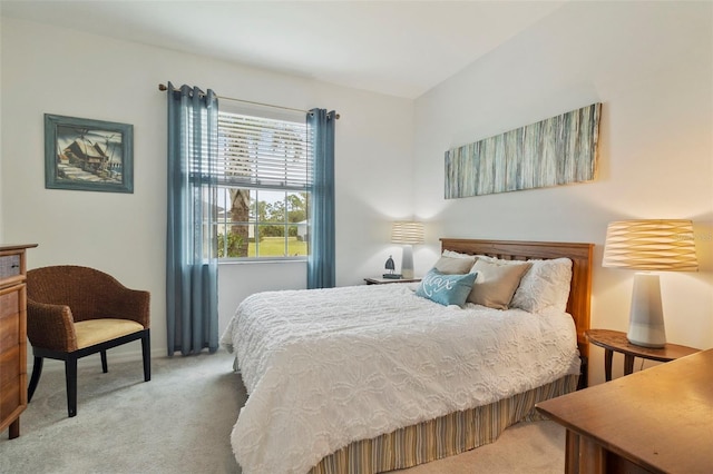 bedroom with carpet floors