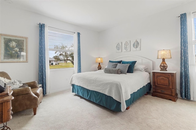 bedroom featuring carpet floors