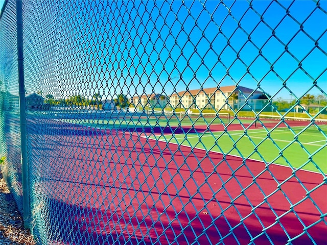 view of tennis court