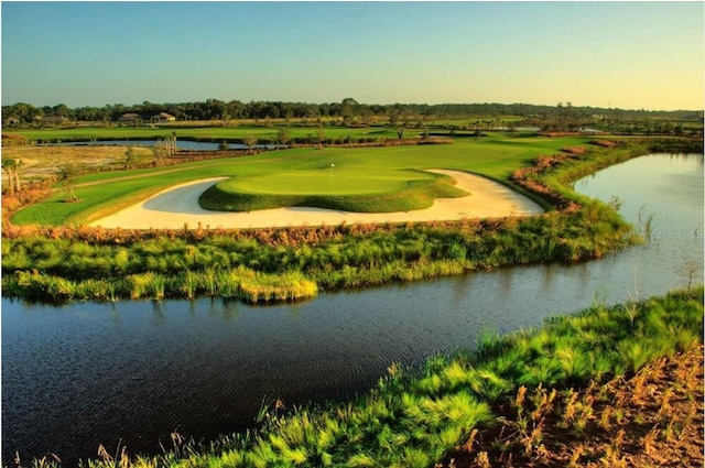 view of property's community featuring a water view