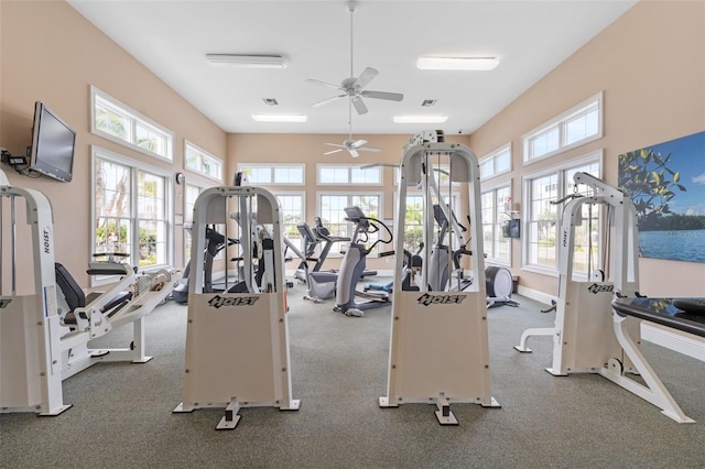 view of exercise room