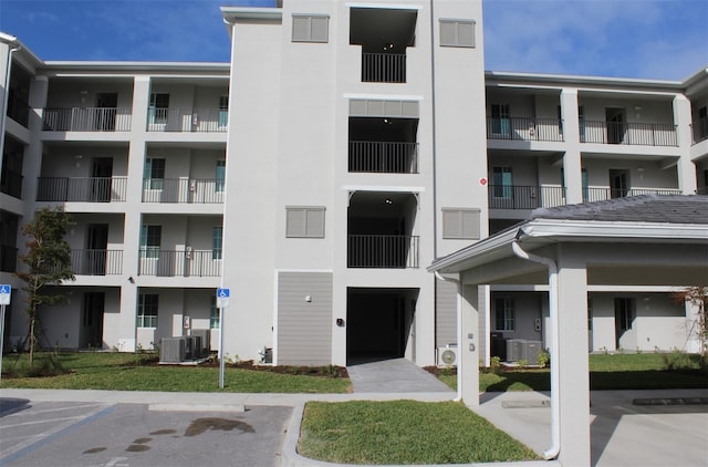 view of property featuring cooling unit