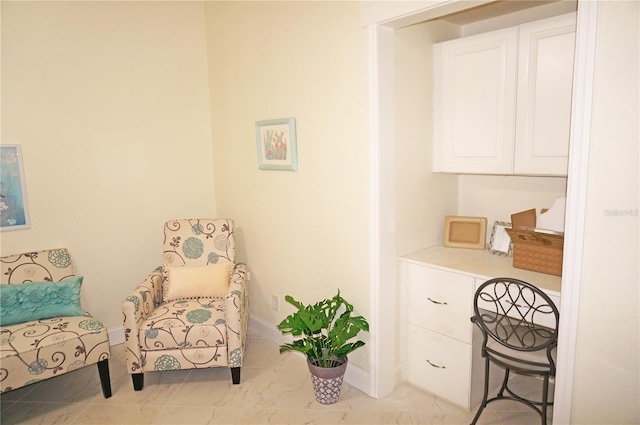 view of sitting room