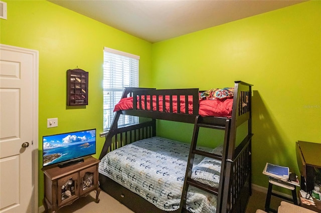 bedroom featuring carpet floors