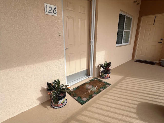 view of property entrance