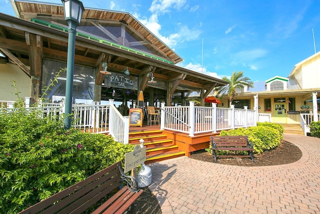 view of home's community with a porch